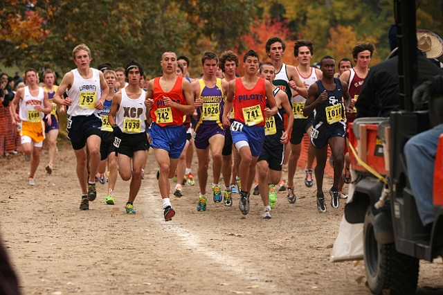 2010CIF XC BD5-0909.JPG - 2010 California CIF Cross Country Championships, Woodward Park, Fresno, California